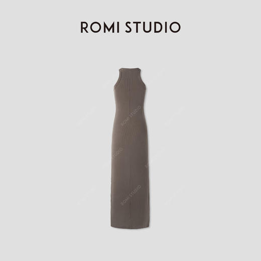 ROMI STUDIO“舒适优雅”莫代尔轻薄柔顺弹力修身连衣裙 RWCSLG2683 商品图3
