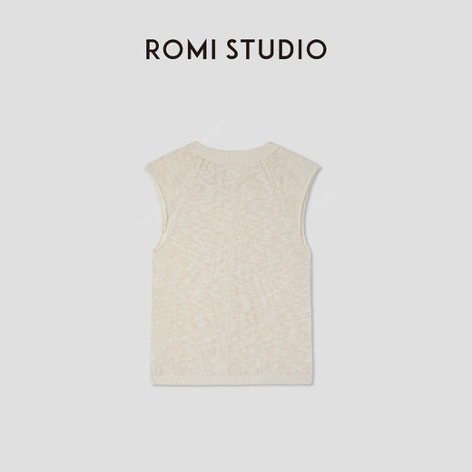 ROMI STUDIO“慵懒随性”花纱圆领插肩小飞袖短袖上衣 RWCRSZ4153 商品图1