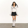 Ariseism美式复古格子半身裙女2025新款春季修身包臀低腰短裙子 商品缩略图4