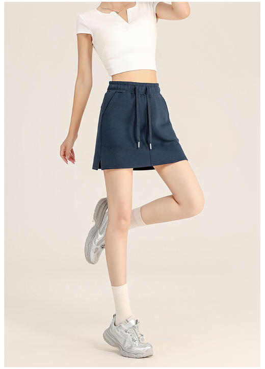 【YW】无忧购休闲运动裙百搭半身A字裙户外运动裙2025夏季新品显瘦短裙305（截单后3-5天发货） 商品图4