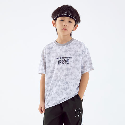 412-童圆领短袖针织衫 商品图0