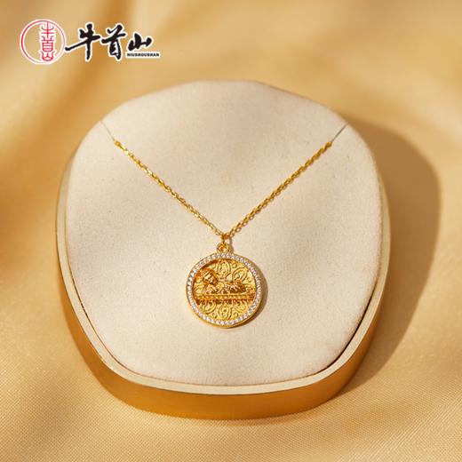 心中有佛时尚项链国风创意原创设计节日礼物送女友 商品图2