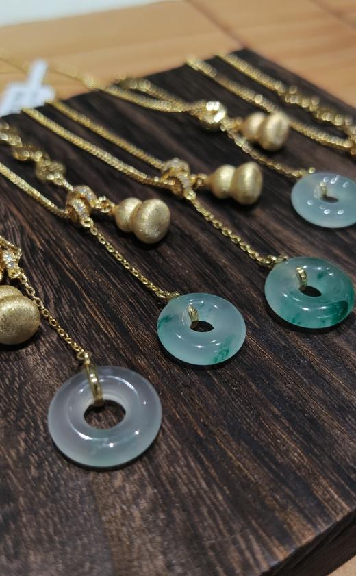 设计师款 非洲翠锁骨链 平安扣 葫芦 系列 商品图3