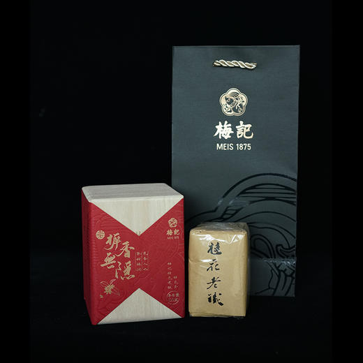 梅记 桂花老铁 小木盒100g/品鉴装125g/砖红礼盒250g 商品图3