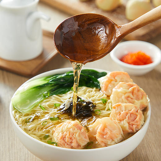 九生堂 组合（鲜虾鱼籽云吞面*2+葱油拌面*2）1744g 商品图2
