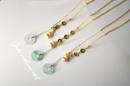 设计师款 非洲翠锁骨链 平安扣 葫芦 系列 商品图1