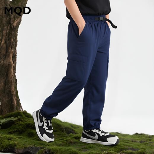 【T】【MQD】童装男大童25夏季新品儿童休闲潮酷百搭运动学院亲肤风长裤 商品图1