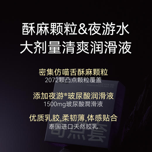 羞羞哒奇点套 避孕安全套超薄颗粒型玻尿酸不油腻夫妻情趣计生情趣用品 商品图1