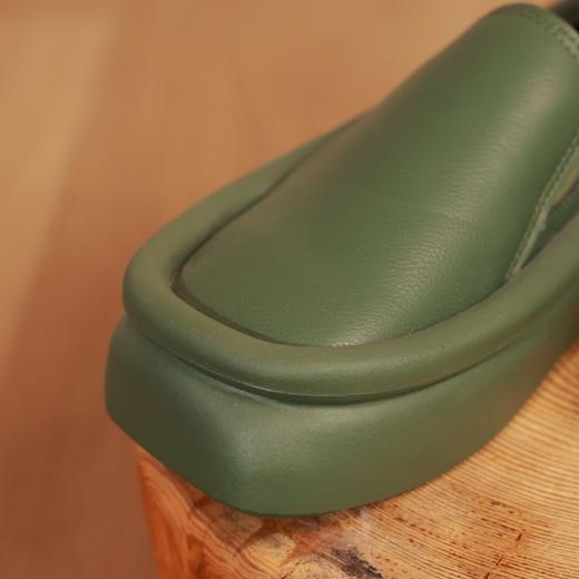 【线上专属】方底包头半托(A6-军绿) 商品图3