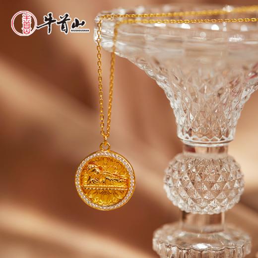 心中有佛时尚项链国风创意原创设计节日礼物送女友 商品图0