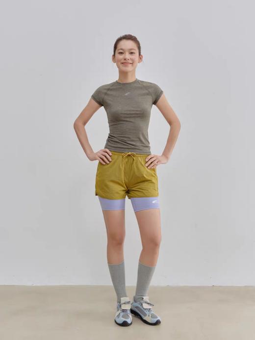 Evistub女装/E-5XDX782/莱赛尔塑形运动短袖女夏 商品图1