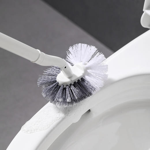 【批发】美丽雅长柄马桶刷家用无死角挂墙式缝隙清洁刷 1把 商品图4
