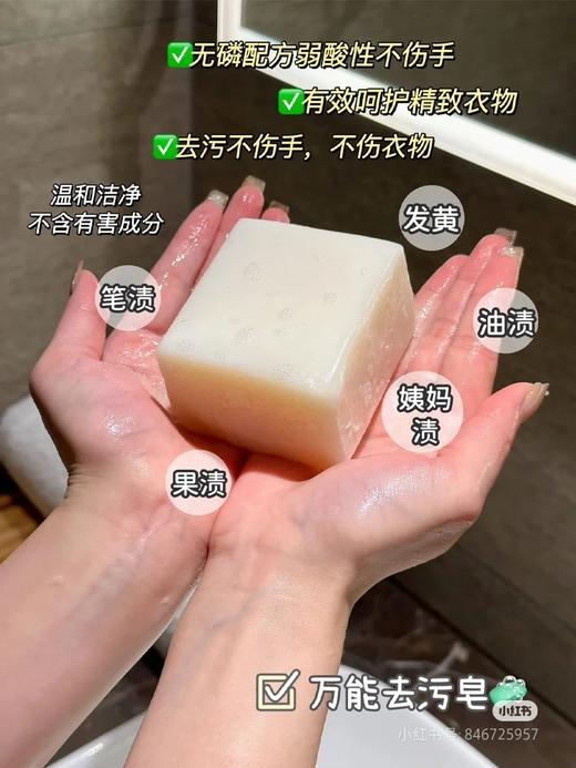 2块葆俪莱马赛椰油皂300g 强力去污不伤手椰油皂 商品图2