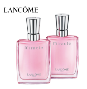【跨境】LANCOME兰蔻 奇迹香水30ML*2/盒【套盒】浓香水花果香调持久留香（效期到27年10月-28年）