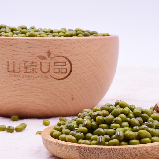 山臻U品有机绿豆350g 商品图1