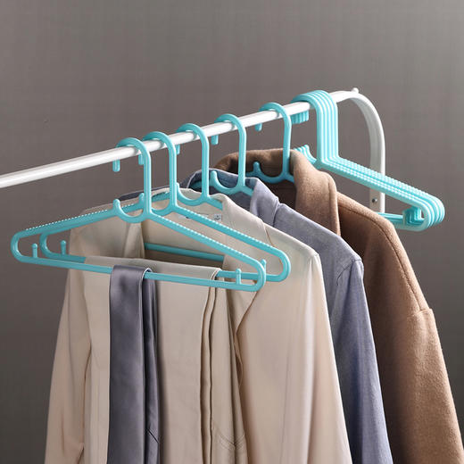 【批发】美丽雅优品 通用防滑衣架5支装颜色随机 商品图5
