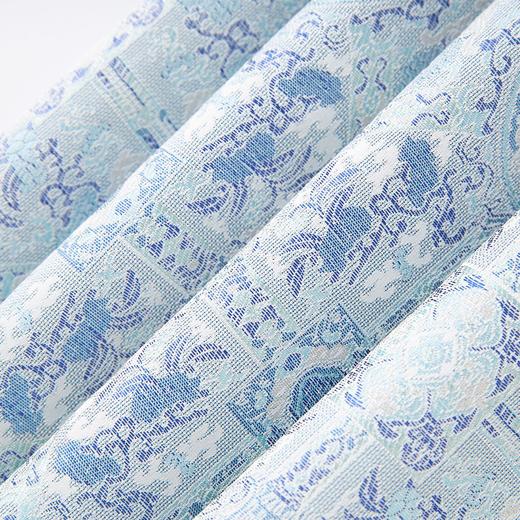 「高货wl」全新升级【铂金会员330/天猫439/差价109】(02007)洛诗琳国风金丝提花A字裙2025夏季气质修身显瘦连衣裙 商品图3