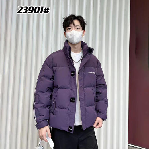 冬季羽绒服男款美式加厚白鸭绒面包服痞帅羽绒外套   DXGJ-23901 商品图0