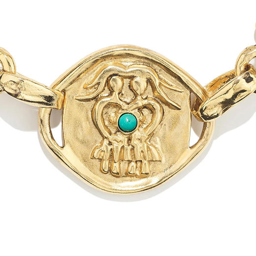 北京仓｜Goossens Paris-星座系列-双子座 绿松石 手链［法国设计师］ 商品图1