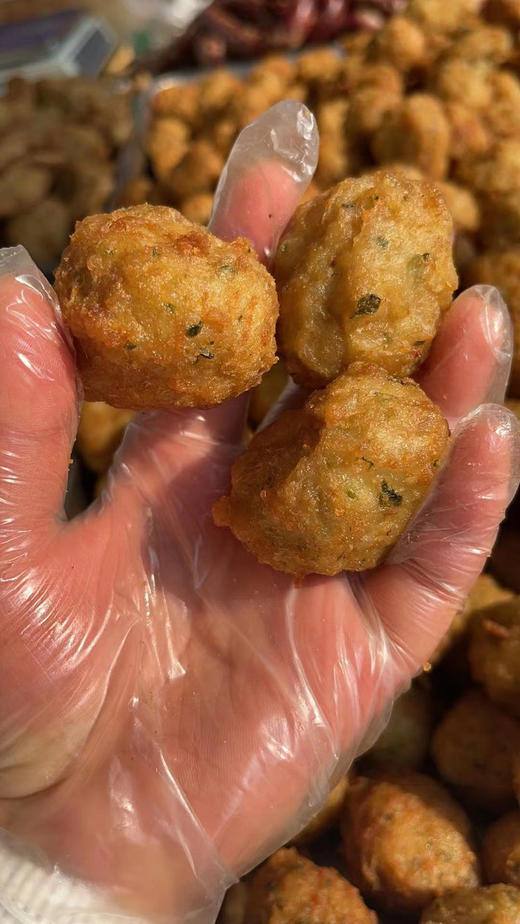 上桌就秒光的【璕锦生态猪鲜肉圆❤️】​ 一颗颗圆滚滚的小可爱，外皮酥脆纯香，内里鲜嫩多汁，一口一个，满口溢香，简直是味蕾的双重奏乐🎵！​ ⭐泰州本土新鲜生态猪肉现做❗​ 商品图6