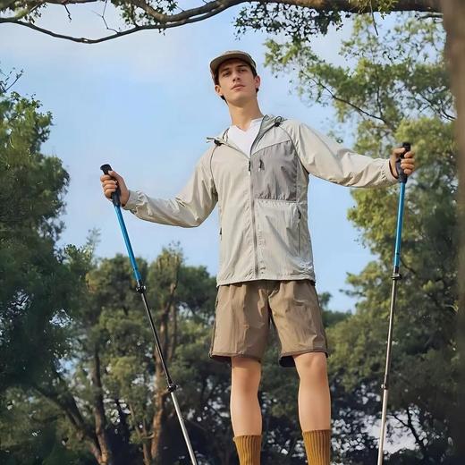 【真清仓 防泼水防污 轻盈原纱秒凉】斯辰唯佳 户外徒步轻量UPF50+原纱防晒外套 商品图4