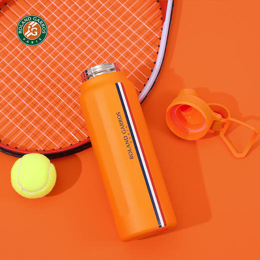 罗兰加洛斯法网周边保温杯网球运动1000毫升大容量水壶便携式男女水杯 商品图2