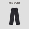 ROMI STUDIO“质感亚麻”100%亚麻褶皱松紧腰阔腿休闲裤 RWCSXM1915 商品缩略图0