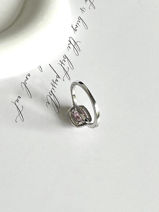 现货 THS-无 ap家 Monaco 玫瑰密镶方形粉钻饰品 耳饰/项链/戒指 3色 CU1316 商品图11