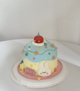 HAPPY小兔卡通动物蛋糕-低糖处理无添加