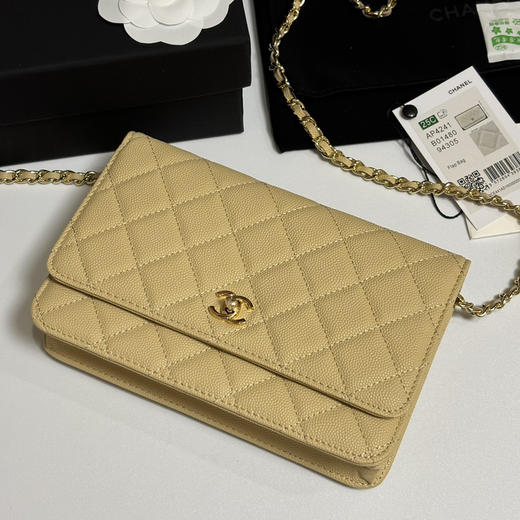 香奈儿Woc链条包（双C纽扣款）黄色 商品图1