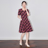 「高货wl」全新升级【铂金会员321/天猫429/差价108】(01301)洛诗琳法式复古印花雪纺连衣裙2025夏季收腰显瘦印花裙 商品缩略图0