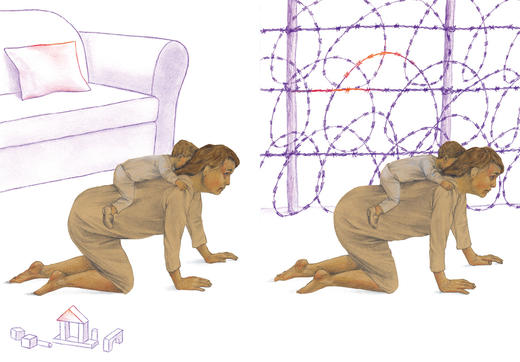 《寓言》 伊娃娜/著  6—12岁    看图说话 看图写作 战争 和平 亲子共读 分级阅读 形状游戏 想象力开发 国安奖 国际安徒生奖 大奖图画书  魔法象  童书  绘本  广西师范大学出版社 商品图5