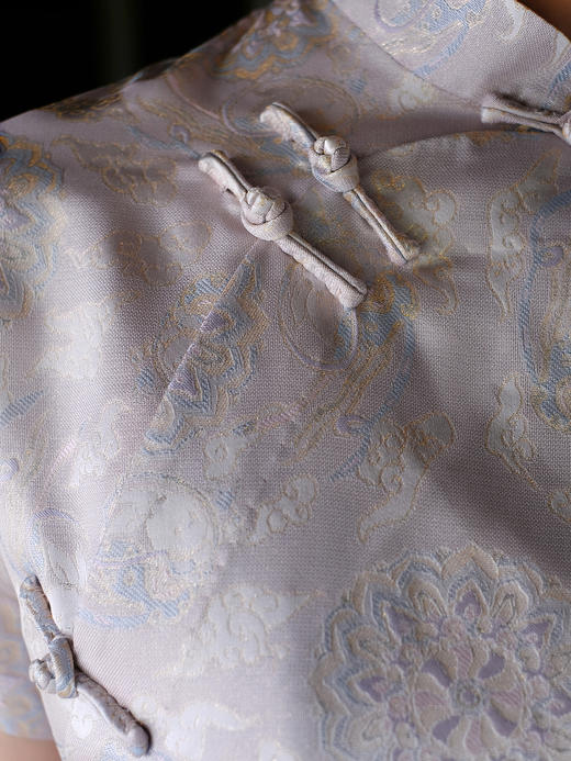 盛唐牡丹| 敦煌飞天兔异色罗上衣 商品图3