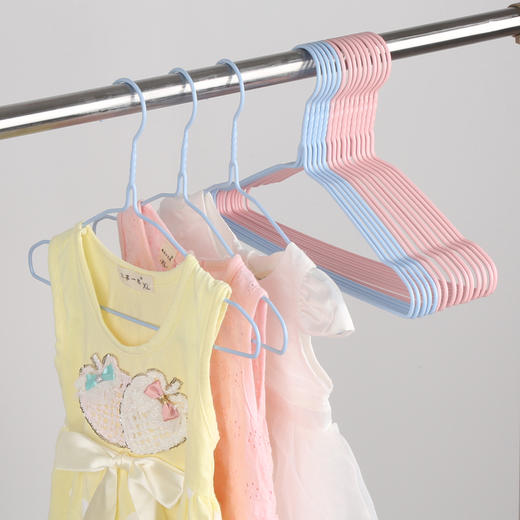 【批发】美丽雅时尚儿童浸塑衣架10支入 商品图9