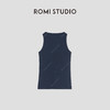 ROMI STUDIO“简约优雅”轻盈柔软一字领高弹力罗纹背心 RWCSSH2371 商品缩略图3