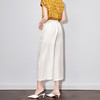 WL 2510410凉感抓皱醋酸缎宽松松紧腰九分裤通勤休闲时尚 商品缩略图1