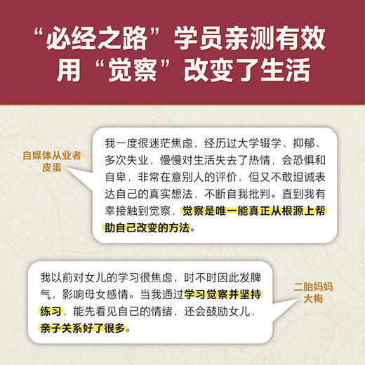 《觉察之道》鬼脚七化名蓝狮子重磅新作，终结情绪内耗的觉醒之书 商品图3