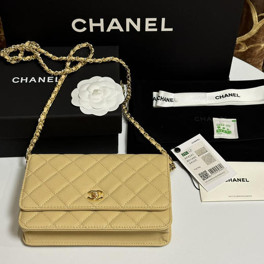 香奈儿Woc链条包（双C纽扣款）黄色 商品图0