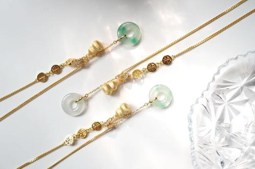 设计师款 非洲翠锁骨链 平安扣 葫芦 系列 商品图0