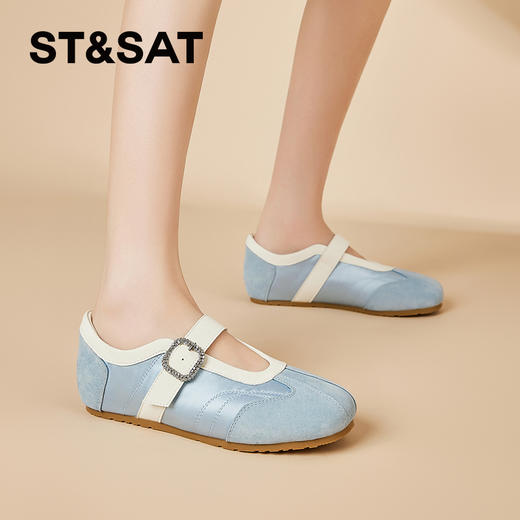星期六时尚芭蕾舒适软底运动玛丽珍SSD3112EYQ 商品图0