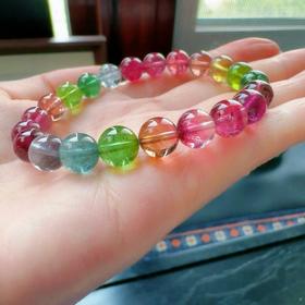 8.3mm单圈人鱼碧玺手串