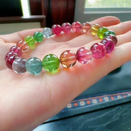 8.3mm单圈人鱼碧玺手串 商品图0