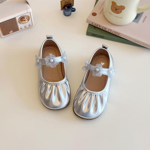 【软底舒适，洋气时尚】女童皮鞋2025春秋新款 儿童洋气秋季 小女孩软底单鞋公主宝宝-QQ 商品图3