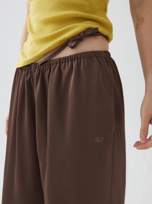 CryingCenter 液态垂感 超延展裤绳直筒滑滑裤 哭喊中心 商品图6