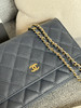 香奈儿woc链条包🉐️牛皮-深蓝色金扣（粗球纹） 商品缩略图1