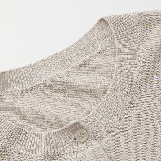 ROMI STUDIO“自然舒适”进口和纸纱轻薄短袖针织开衫 RWCRST3417 商品图2