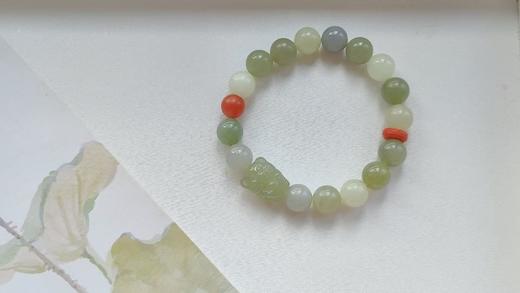 可爱的鼠来宝和田玉小吊坠  “鼠”你好运 珠径10mm 商品图1