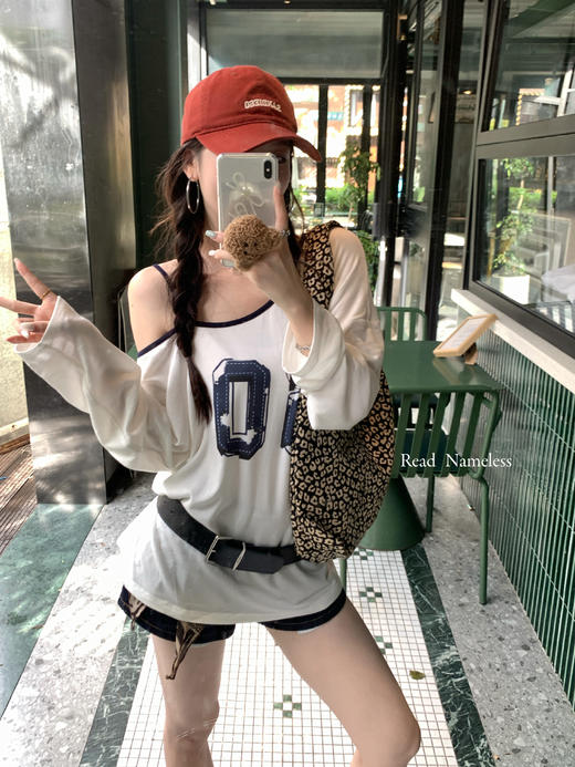 Read Nameless/超薄软天丝羊毛露肩T 2025/7/10 商品图14