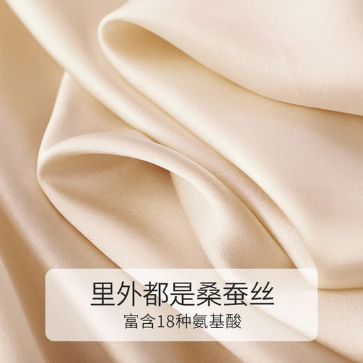 金三塔里外桑蚕丝缎面无钢圈包容承托舒适内衣文胸女（限价款）   NZFDA302 商品图4