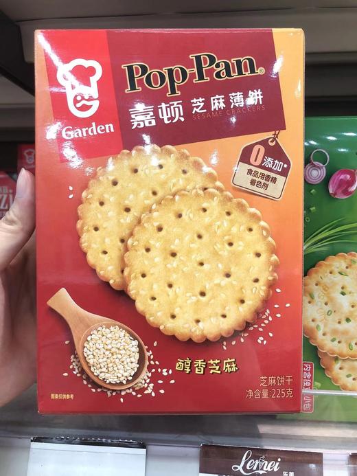 嘉顿薄饼干（香葱/芝麻）225g/100g 商品图1